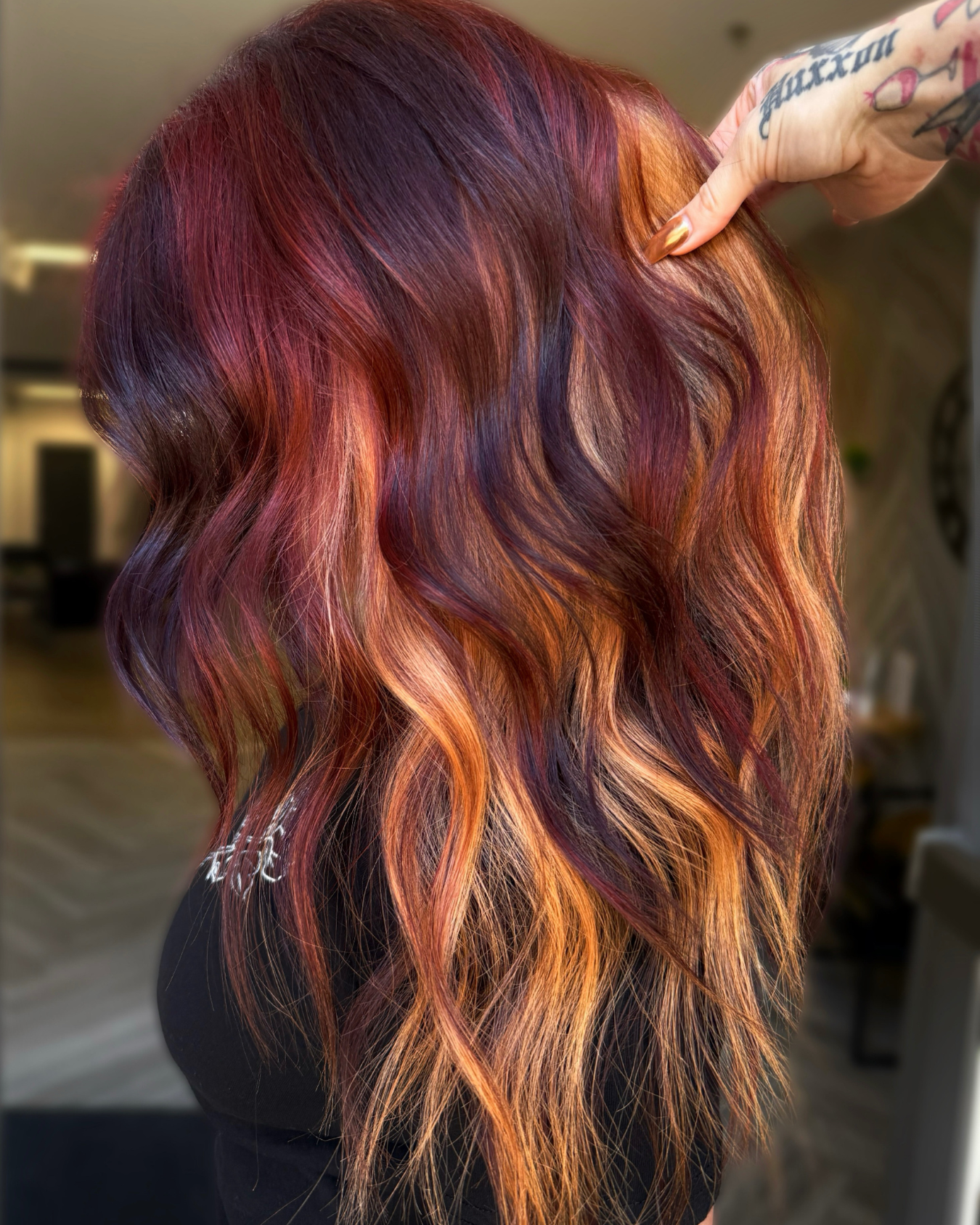 Dimensional blonde balayage by Divinity Beauty Lounge Gilbert AZ