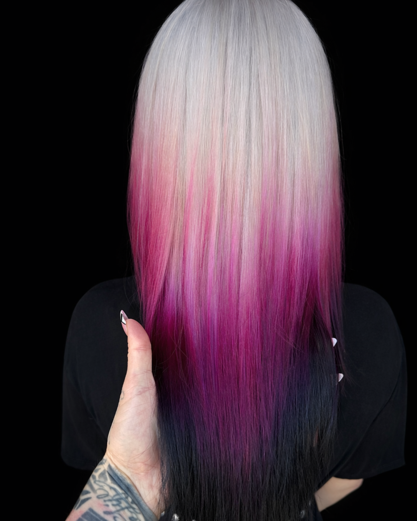 Hair extensions blend by Divinity Beauty Lounge Gilbert AZ