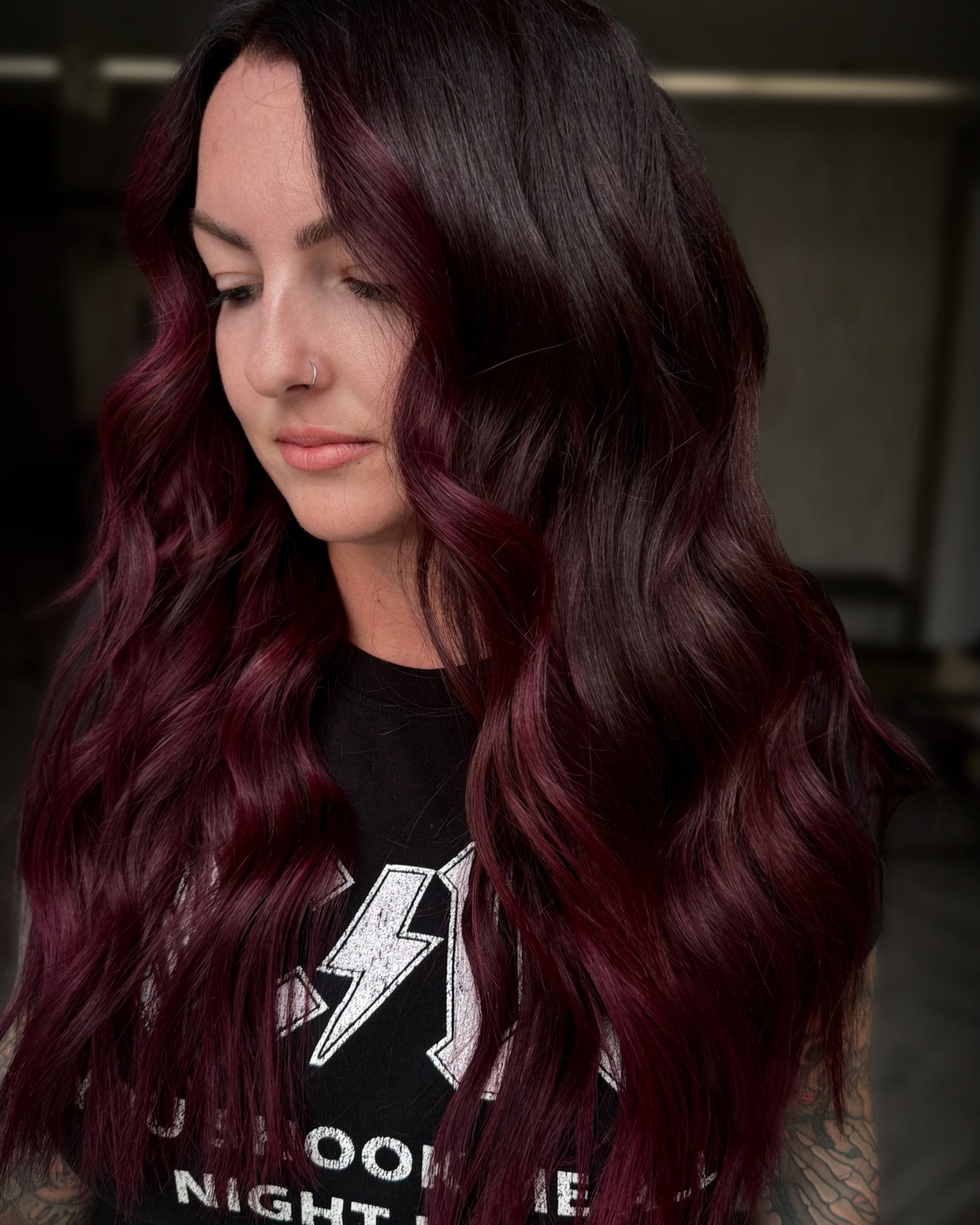 Hair makeover finished at Divinity Beauty Lounge Gilbert AZ