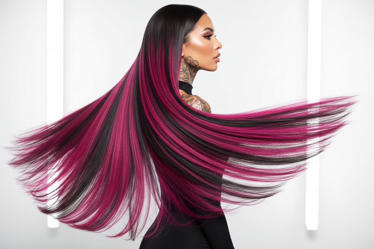 Divinity Hair Co. extension campaign banner